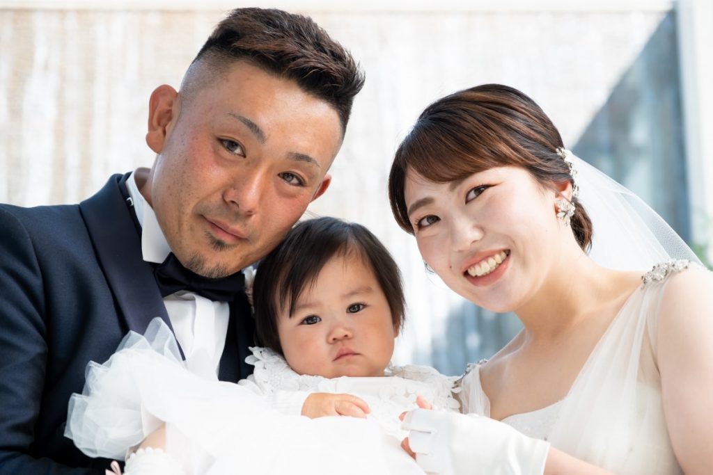 子どもと3人でできた結婚式